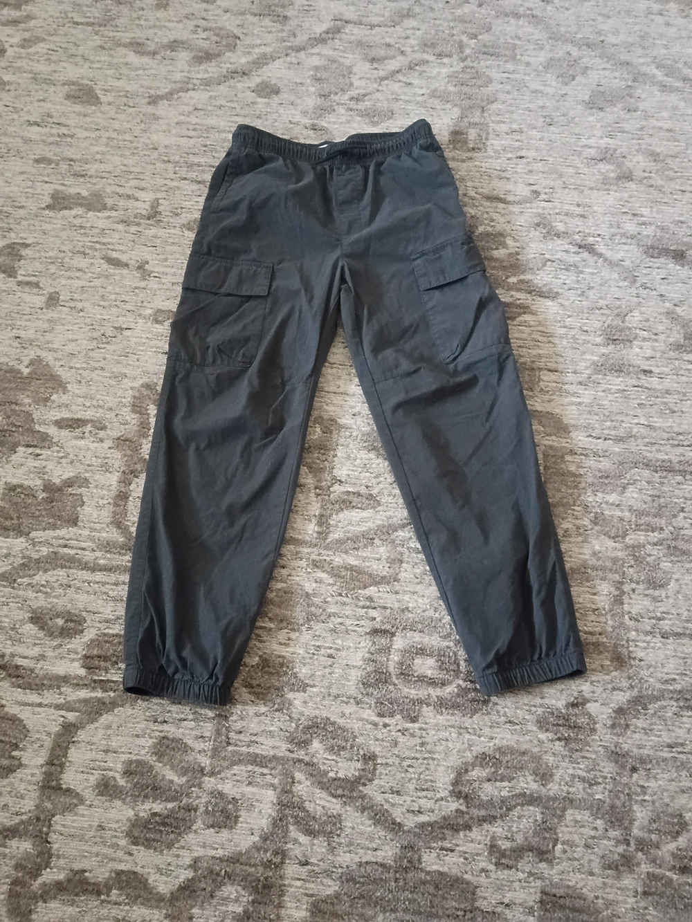 Old Navy Boys Charcoal Grey Baggy Fit Pants Size XL 14-16 Excellent Condition
